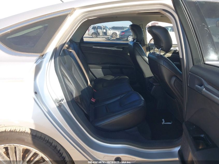 2013 Ford Fusion Titanium VIN: 3FA6P0K90DR223071 Lot: 43414674