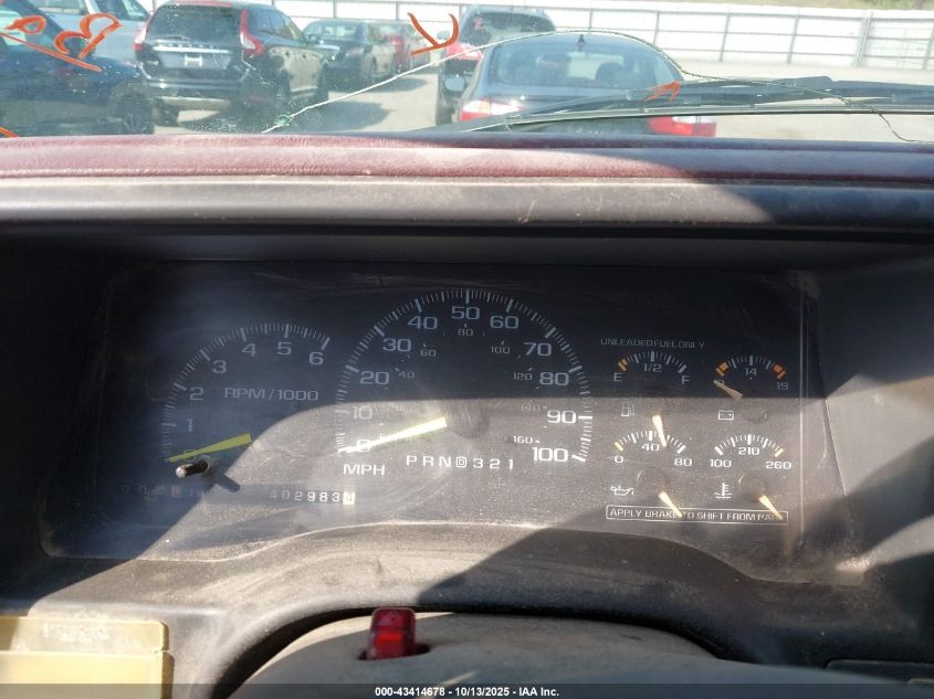 1997 Chevrolet K2500 Hd Fleetside VIN: 1GCGK29RIVE171159 Lot: 43414678