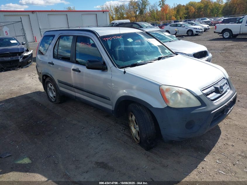2005 Honda Cr-V Lx VIN: SHSRD78555U310442 Lot: 43414706