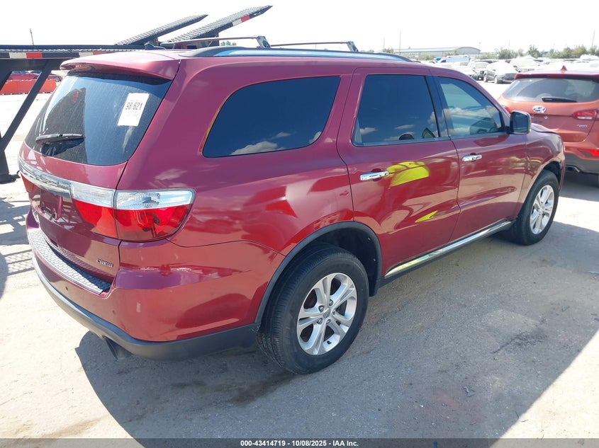 Vin: 1c4sdjdt5dc565632, lot: 43909537, dodge durango crew 20134