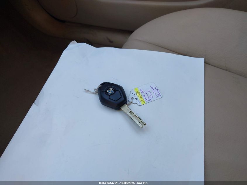 2001 BMW 325I VIN: WBAAV33461FU80305 Lot: 43414751