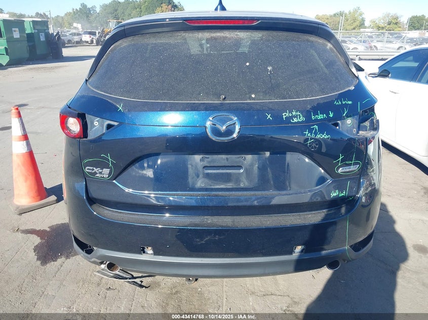 2018 Mazda Cx-5 2.5 Touring Blue Lot 111043414768 Vin JM3KFBCM9J0398352