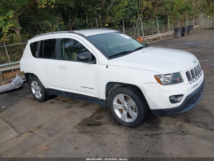 2017 Jeep Compass Sport Fwd VIN: 1C4NJCBA0HD123487 Lot: 43414806