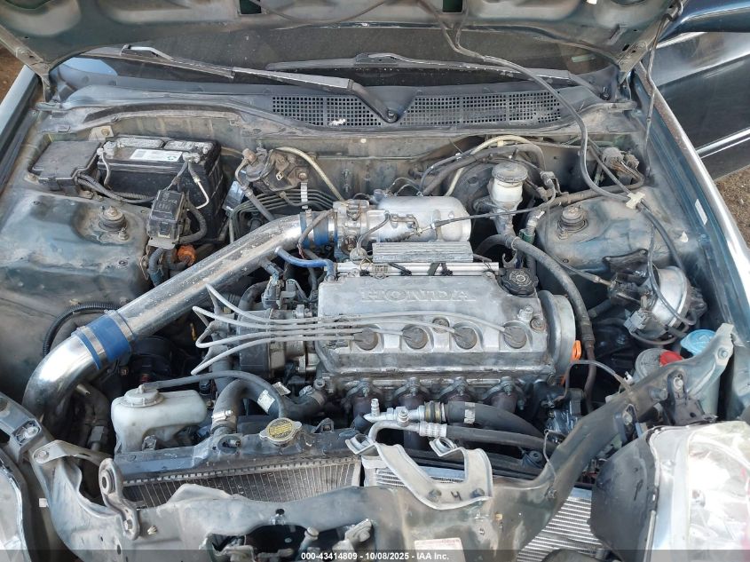 1997 Honda Civic Ex VIN: 2HGEJ8647VH587992 Lot: 43414809