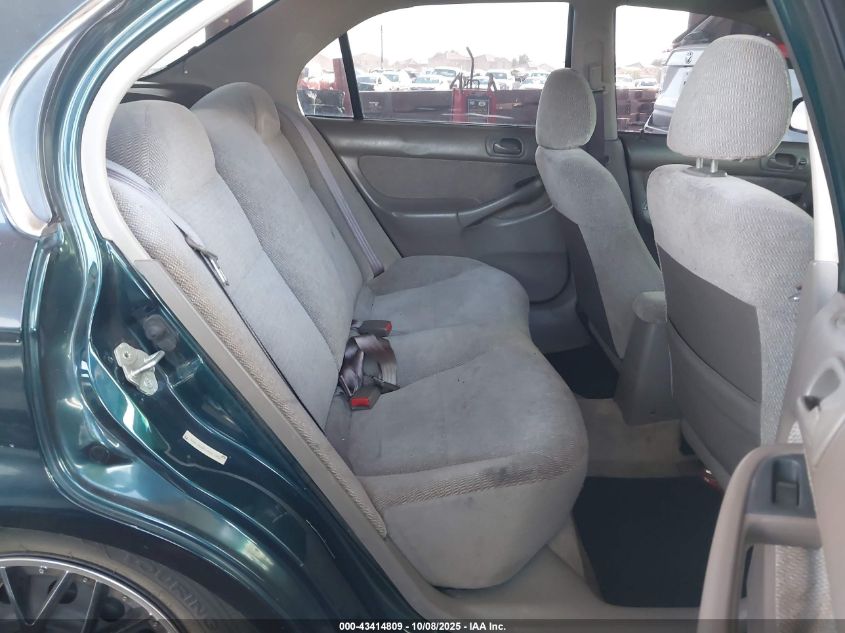 1997 Honda Civic Ex VIN: 2HGEJ8647VH587992 Lot: 43414809