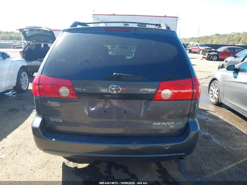 2010 Toyota Sienna Ce VIN: 5TDKK4CC9AS306225 Lot: 43414812