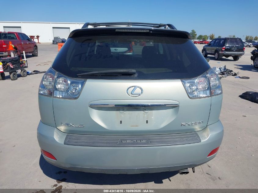 2008 Lexus Rx 350 VIN: 2T2GK31U38C052196 Lot: 43414816