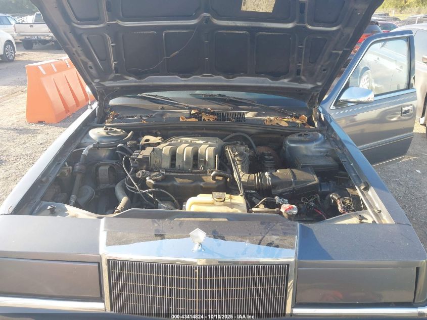 1991 Chrysler New Yorker Fifth Avenue VIN: 1C3XY66R6MD186355 Lot: 43414824