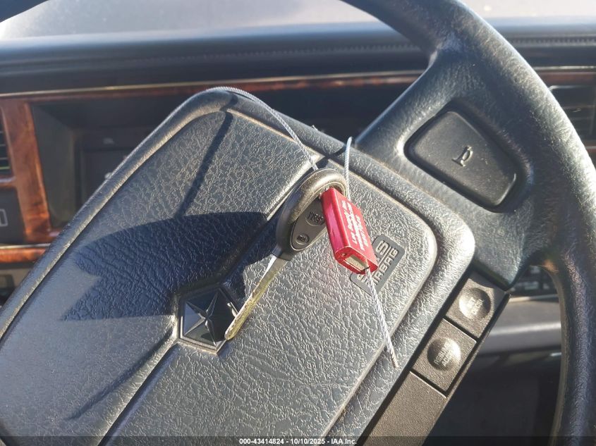 1991 Chrysler New Yorker Fifth Avenue VIN: 1C3XY66R6MD186355 Lot: 43414824