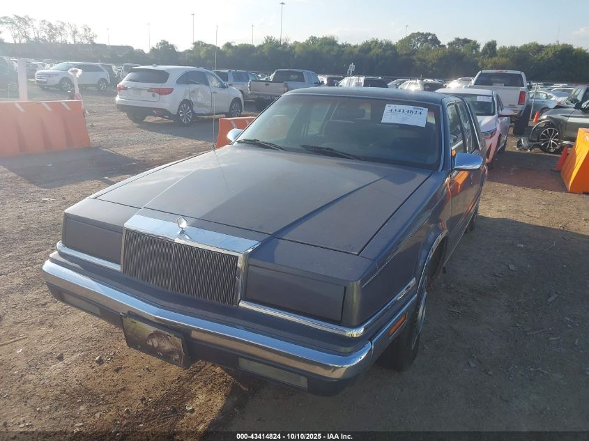 1991 Chrysler New Yorker Fifth Avenue VIN: 1C3XY66R6MD186355 Lot: 43414824