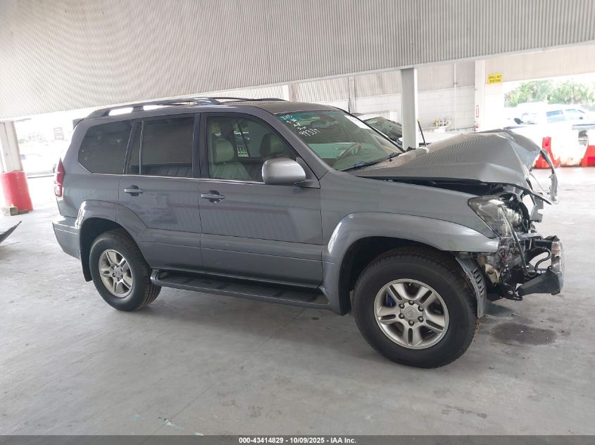 2005 Lexus Gx 470 VIN: JTJBT20X550076939 Lot: 43414829