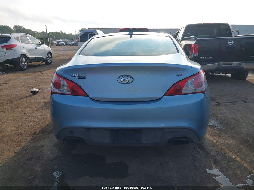 2012 Hyundai Genesis 2.0T Premium VIN: KMHHT6KD5CU068770 Lot: 43414843