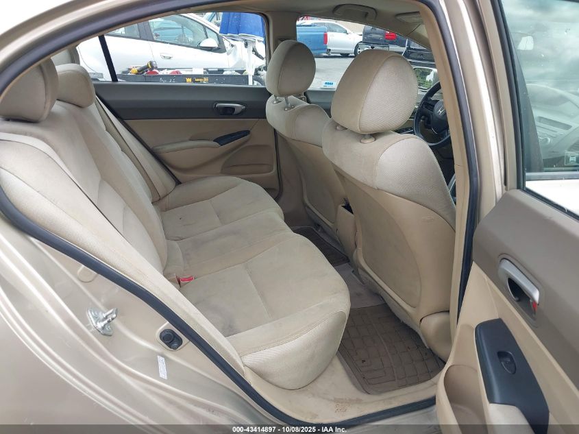 2008 Honda Civic Lx VIN: 1HGFA16518L046500 Lot: 43414897