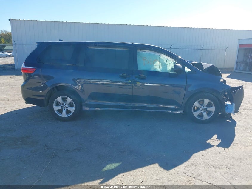 2019 TOYOTA SIENNA L 7 PASSENGER 5TDZZ3DC6KS017128