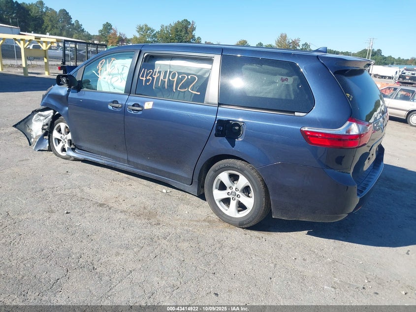 2019 TOYOTA SIENNA L 7 PASSENGER 5TDZZ3DC6KS017128