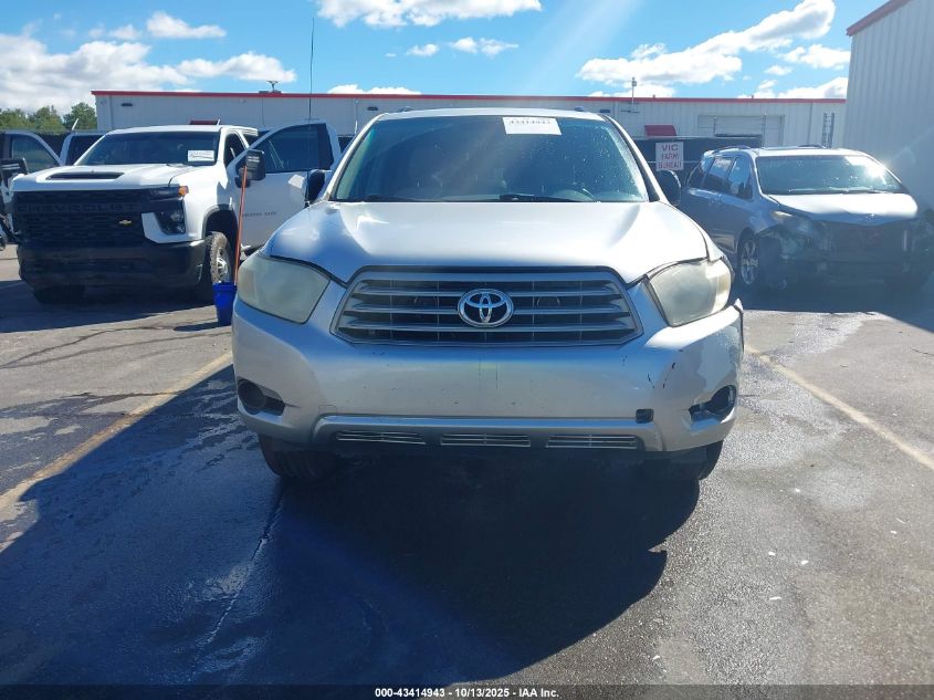 2009 Toyota Highlander VIN: JTEDS41A092078480 Lot: 43414943