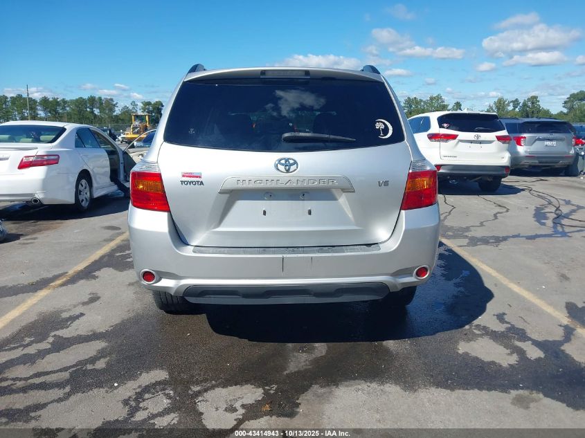 2009 Toyota Highlander VIN: JTEDS41A092078480 Lot: 43414943