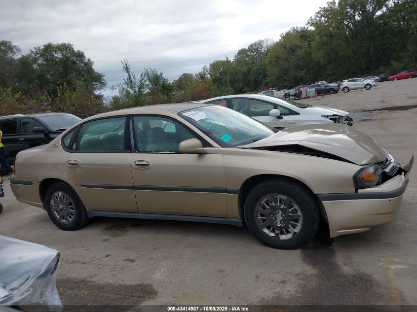 2005 Chevrolet Impala VIN: 2G1WF52E559320905 Lot: 43414987
