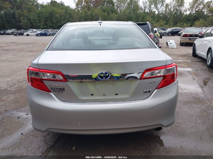 2013 Toyota Camry Hybrid Xle VIN: 4T1BD1FK2DU069763 Lot: 43414989