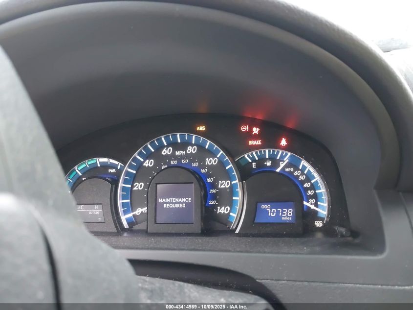 2013 Toyota Camry Hybrid Xle VIN: 4T1BD1FK2DU069763 Lot: 43414989