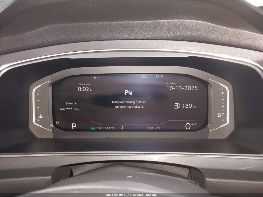 2019 Volkswagen Tiguan 2.0T Sel Premium/2.0T Sel Premium R-Line VIN: 3VV4B7AX2KM180034 Lot: 43415018