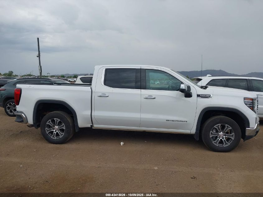 2025 GMC Sierra 1500 4Wd Short Box Slt VIN: 1GTUUDED4SZ132864 Lot: 43415026