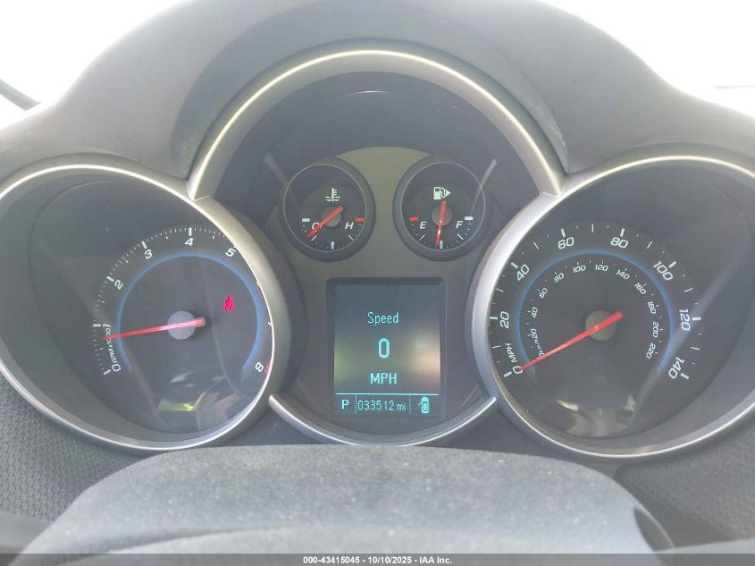 2012 Chevrolet Cruze 1Lt VIN: 1G1PF5SC0C7139762 Lot: 43415045