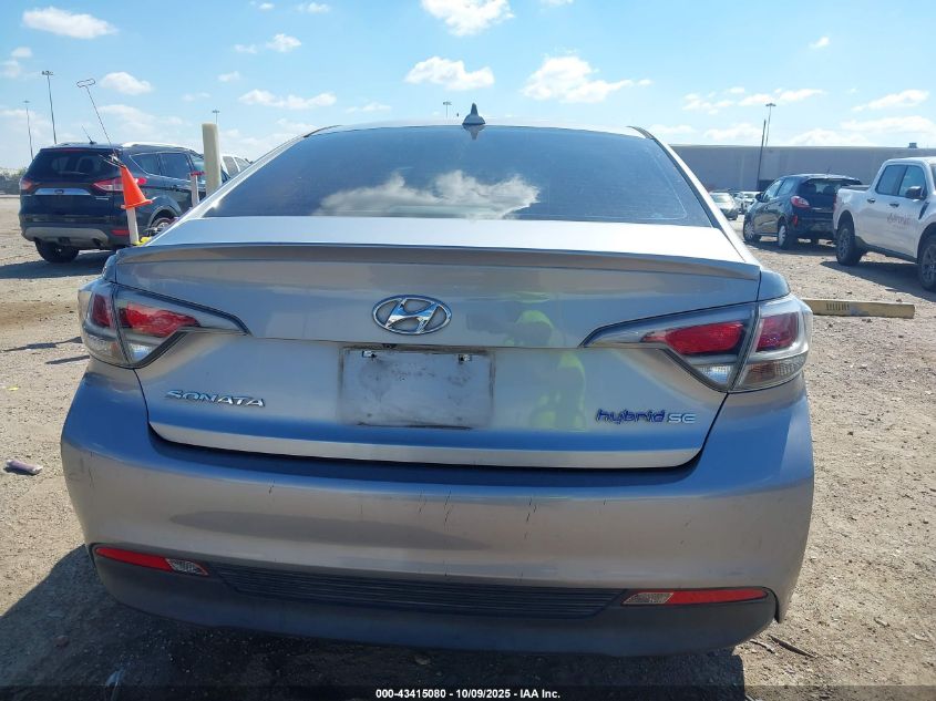 2016 Hyundai Sonata Hybrid Se VIN: KMHE24L12GA012646 Lot: 43415080
