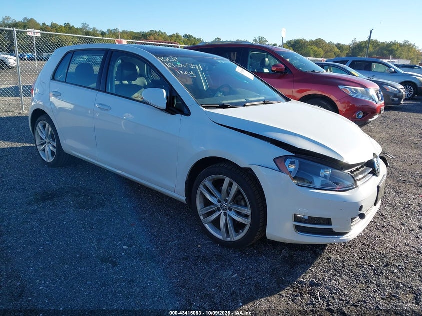 VOLKSWAGEN GOLF TSI S 4-DOOR/TSI SE 4-DOOR/TSI SEL 4-DOOR/TSI WOLFSBURG EDITION 4-DOOR