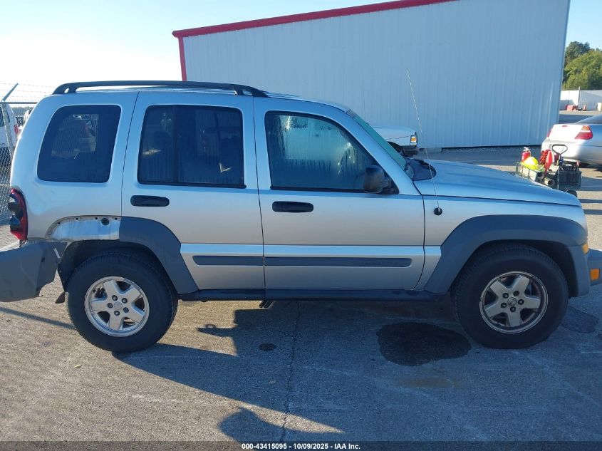 2006 Jeep Liberty Sport VIN: 1J4GL48KX6W144318 Lot: 43415095