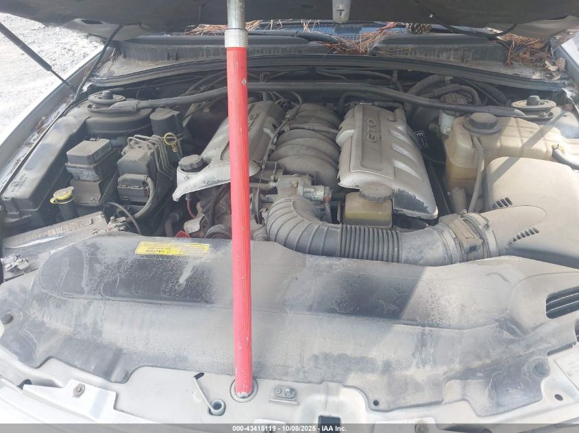 2004 Pontiac Gto VIN: 6G2VX12GX4L236152 Lot: 43415119