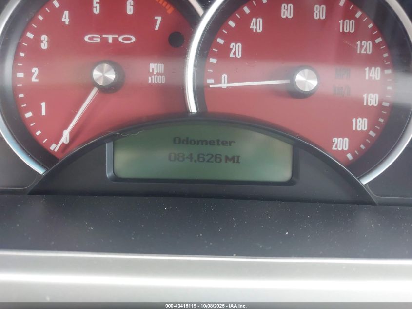 2004 Pontiac Gto VIN: 6G2VX12GX4L236152 Lot: 43415119