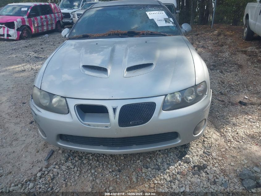 2004 Pontiac Gto VIN: 6G2VX12GX4L236152 Lot: 43415119