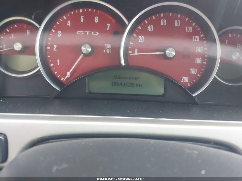 2004 Pontiac Gto VIN: 6G2VX12GX4L236152 Lot: 43415119