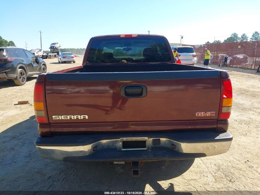 2003 GMC Sierra 1500 Sle VIN: 2GTEC19T731247007 Lot: 43415133