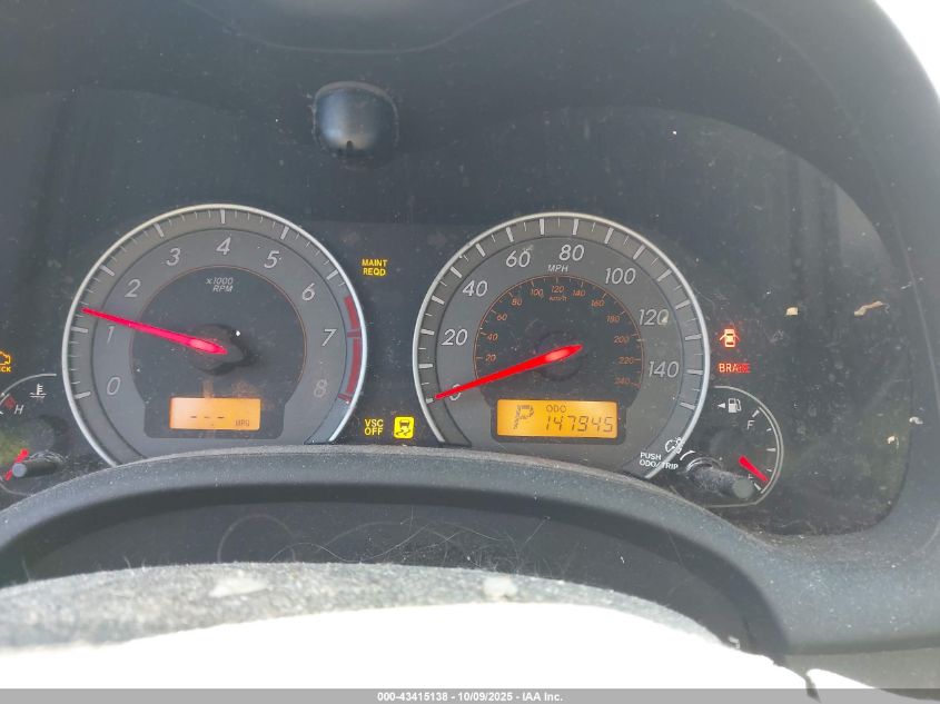 2010 Toyota Corolla S VIN: 2T1BU4EE7AC448493 Lot: 43415138