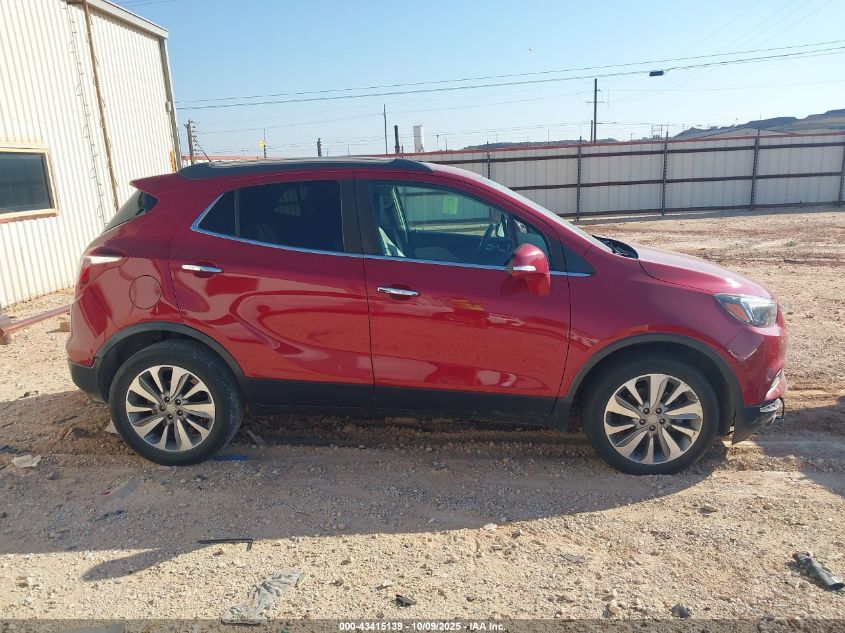 2019 Buick Encore Fwd Preferred VIN: KL4CJASB3KB837258 Lot: 43415139