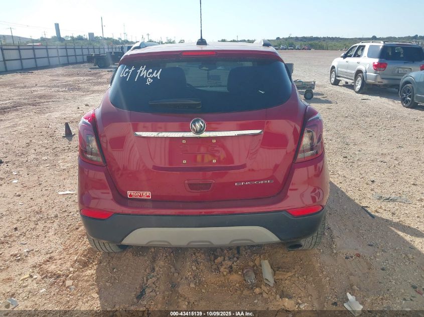 2019 Buick Encore Fwd Preferred VIN: KL4CJASB3KB837258 Lot: 43415139