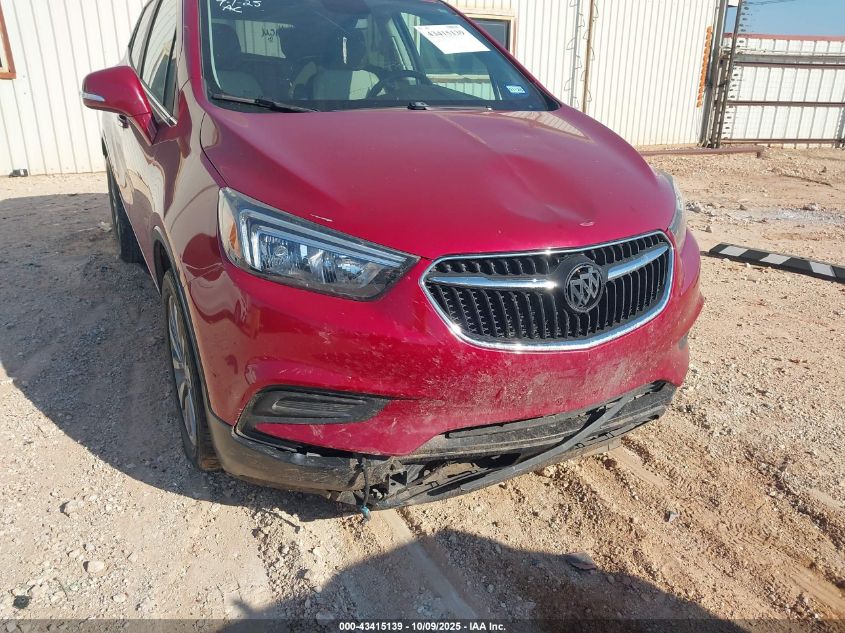 2019 Buick Encore Fwd Preferred VIN: KL4CJASB3KB837258 Lot: 43415139