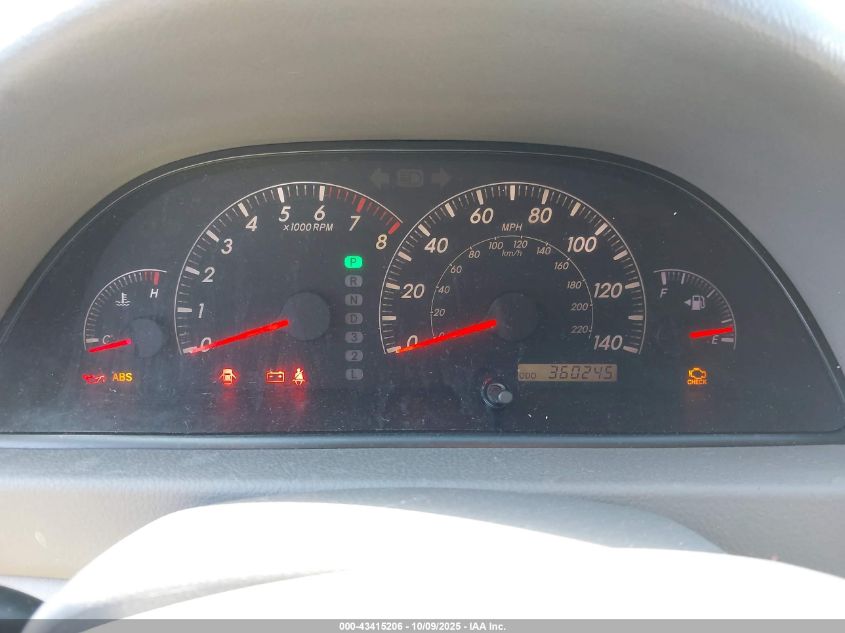 2006 Toyota Camry Le VIN: 4T1BE32K36U140454 Lot: 43415206