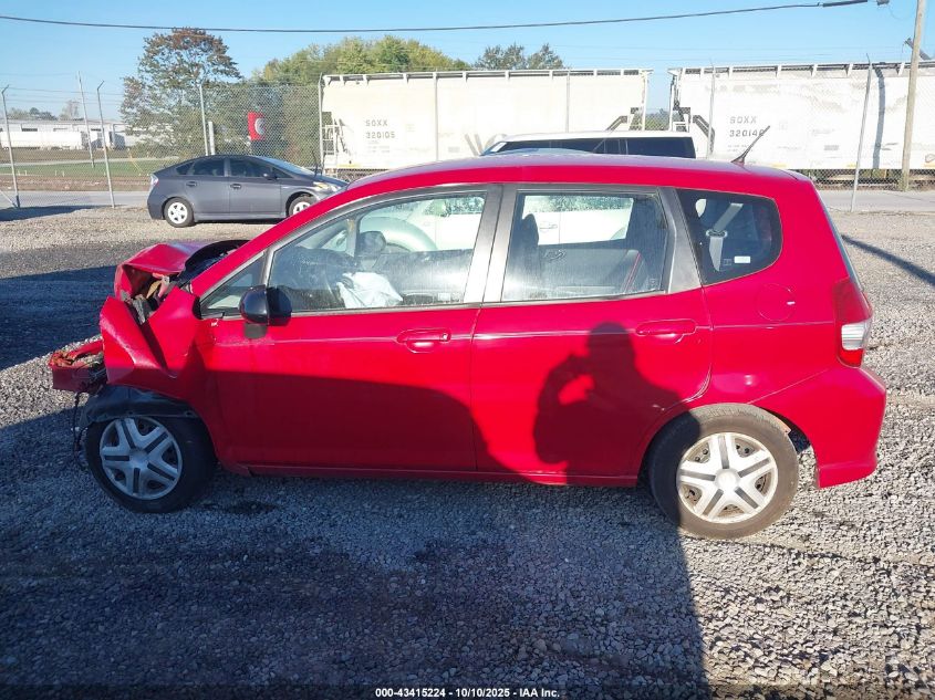 2008 Honda Fit VIN: JHMGD384X8S024882 Lot: 43415224