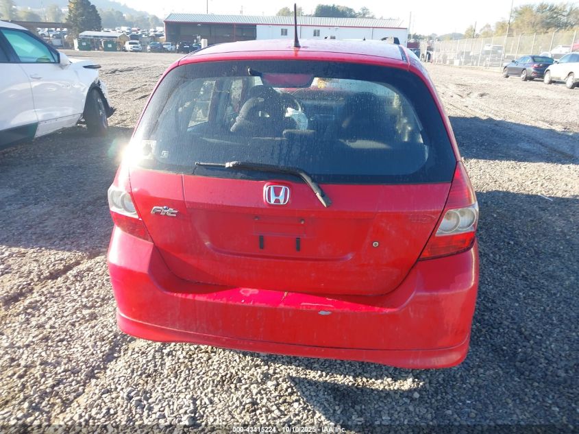 2008 Honda Fit VIN: JHMGD384X8S024882 Lot: 43415224