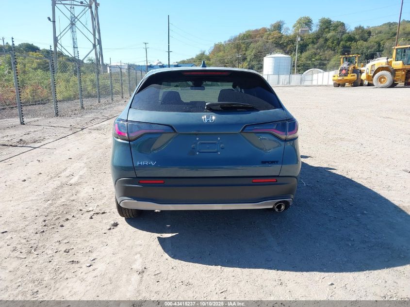 2025 Honda Hr-V Awd Sport VIN: 3CZRZ2H54SM754800 Lot: 43415237