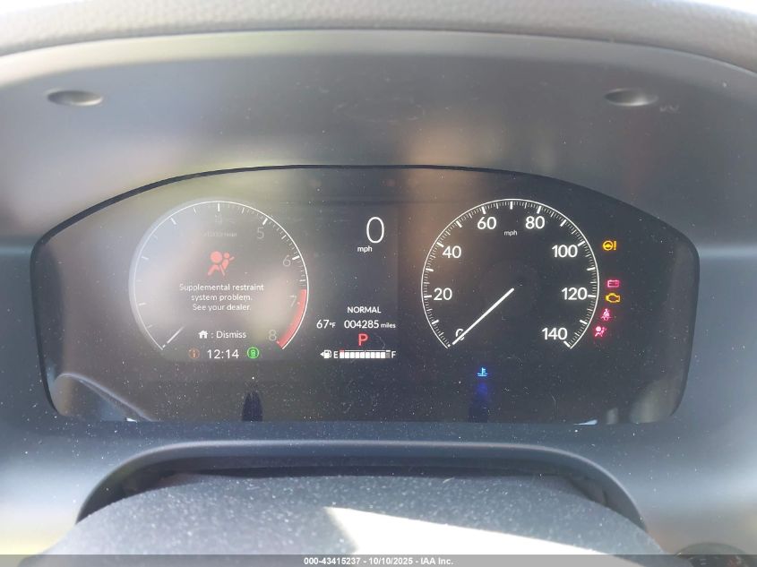 2025 Honda Hr-V Awd Sport VIN: 3CZRZ2H54SM754800 Lot: 43415237