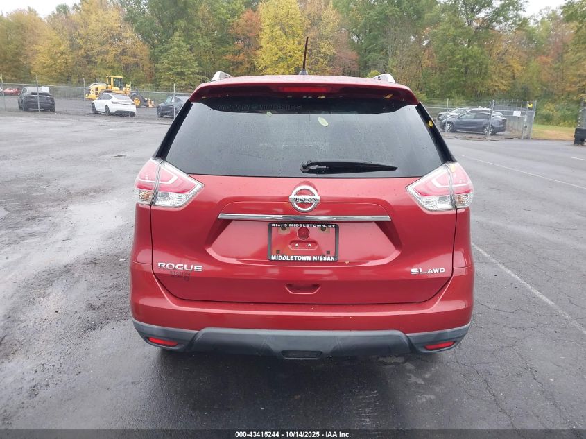 2016 Nissan Rogue Sl VIN: KNMAT2MV9GP727829 Lot: 43415244