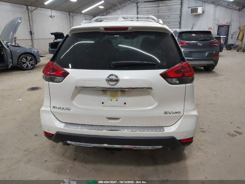 2020 Nissan Rogue Sv Intelligent Awd VIN: JN8AT2MV5LW122744 Lot: 43415247