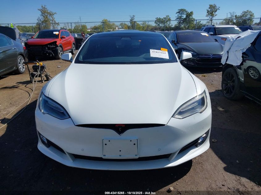 2017 Tesla Model S 100D/60D/75D/90D/P100D VIN: 5YJSA1E2XHF187590 Lot: 43415265