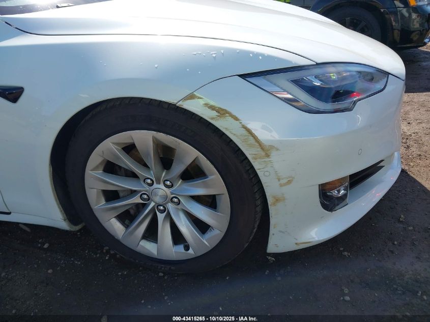 2017 Tesla Model S 100D/60D/75D/90D/P100D VIN: 5YJSA1E2XHF187590 Lot: 43415265