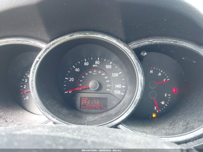 2011 Kia Sorento Lx VIN: 5XYKT3A19BG080131 Lot: 43415268