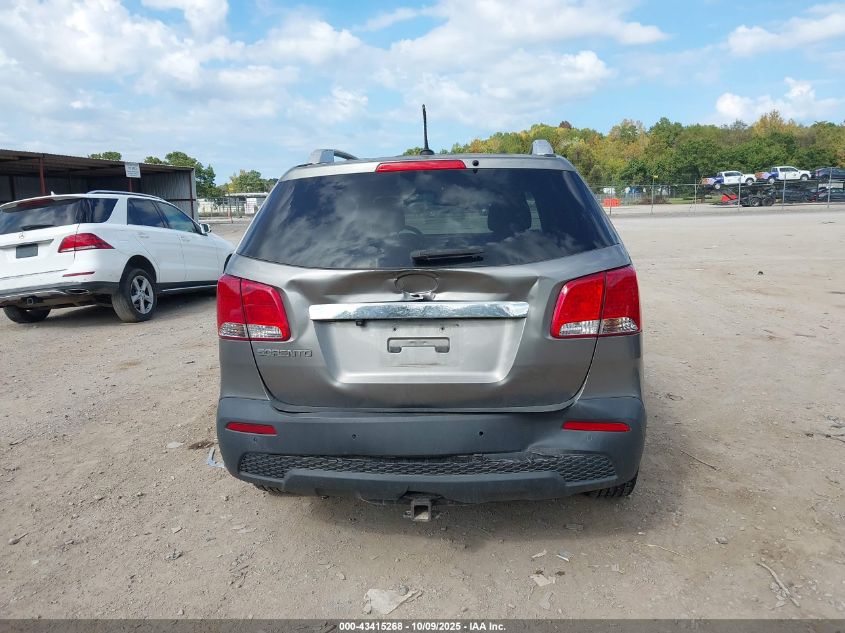 2011 Kia Sorento Lx VIN: 5XYKT3A19BG080131 Lot: 43415268